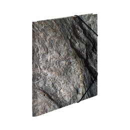 Herma Папка Nature, картонена, с ластик, A4, камък