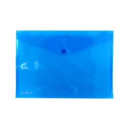 Faber-Castell Папка Clear, PP, с копче, синя