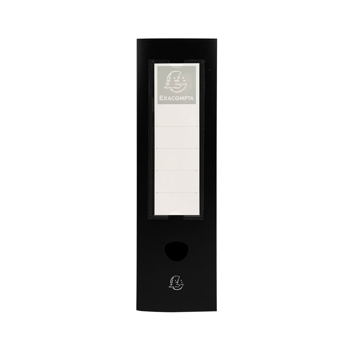 Exacompta Бокс с копче, A4, PP, 6 cm, хоризонтален и вертикален, черен