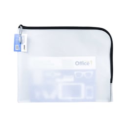 Office 1 Папка Versatile, A4+, с цип, черна