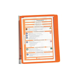 Durable Информационна система Vario Wall, A4, с 5 джоба, оранжева