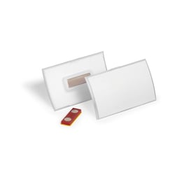 Durable Бадж Click Fold, с магнит, хоризонтален, 54 х 90 mm, 10 броя