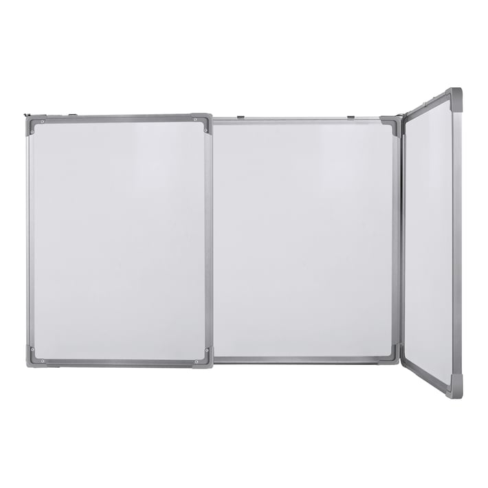 Top Office Бяла дъска, 120 x 480 (120 + 240 + 120) cm, тройна, магнитна, с алуминиева рамка