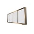 Office 1 Система бели дъски Double Sliding, за дисплей 65''