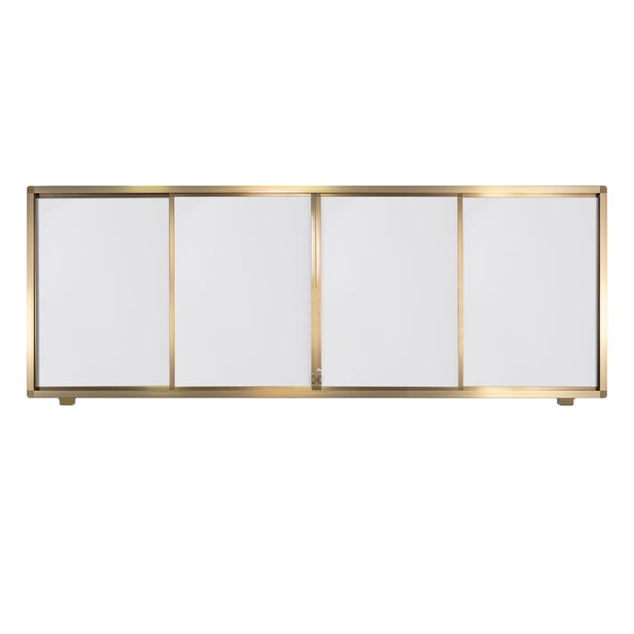 Office 1 Система бели дъски Double Sliding, за дисплей 75''