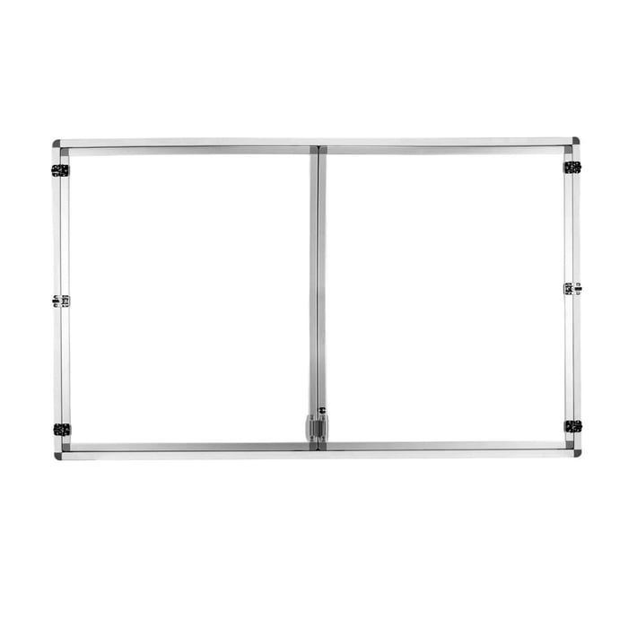 Office 1 Система бяла дъска Wings, магнитна, с 2 крила, за дисплей 75''