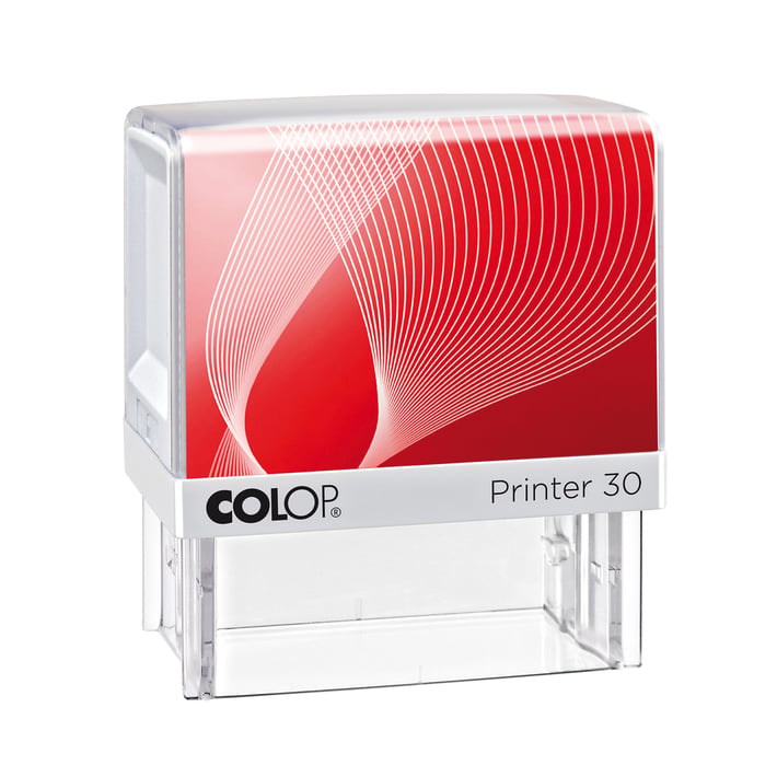 Colop Печат Printer 30, правоъгълен, 18 x 47 mm, червен