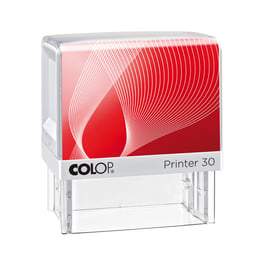 Colop Печат Printer 30, правоъгълен, 18 x 47 mm, червен