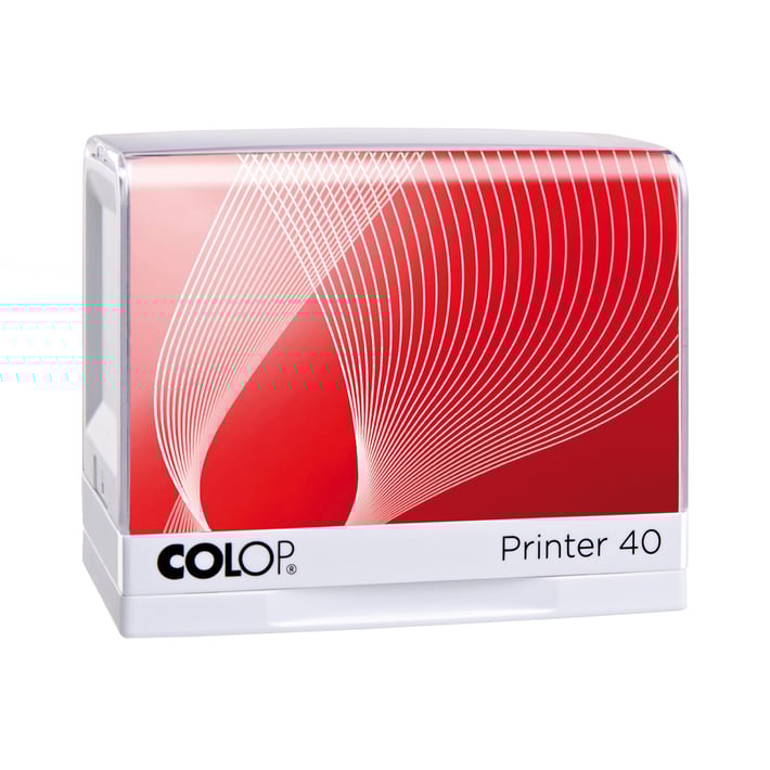 Colop Печат Printer 40, правоъгълен, 23 x 59 mm, син