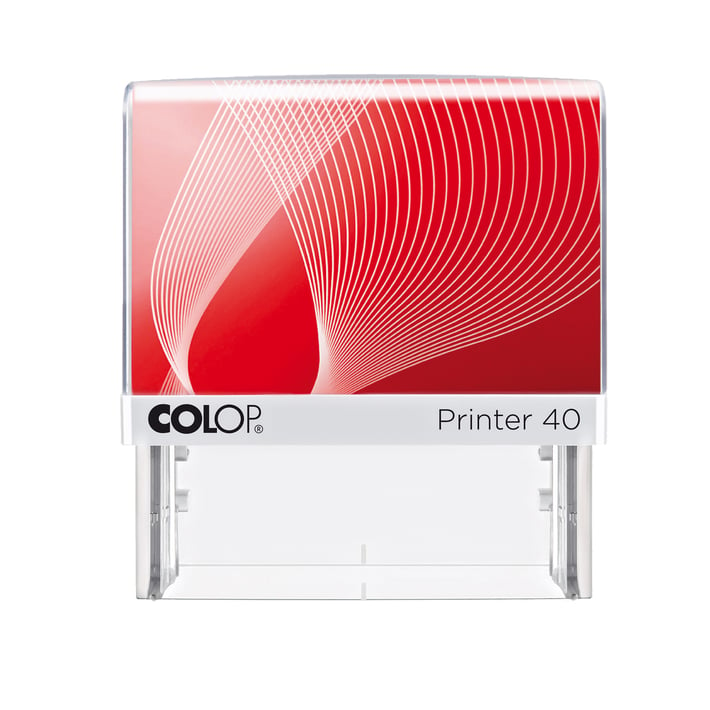 Colop Печат Printer 40, правоъгълен, 23 x 59 mm, син