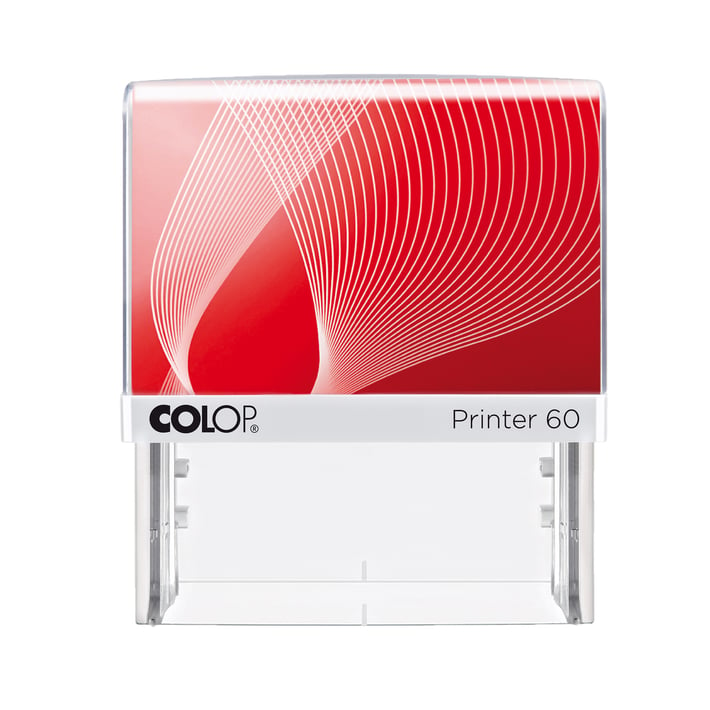 Colop Печат Printer 60, правоъгълен, 37 x 76 mm, син