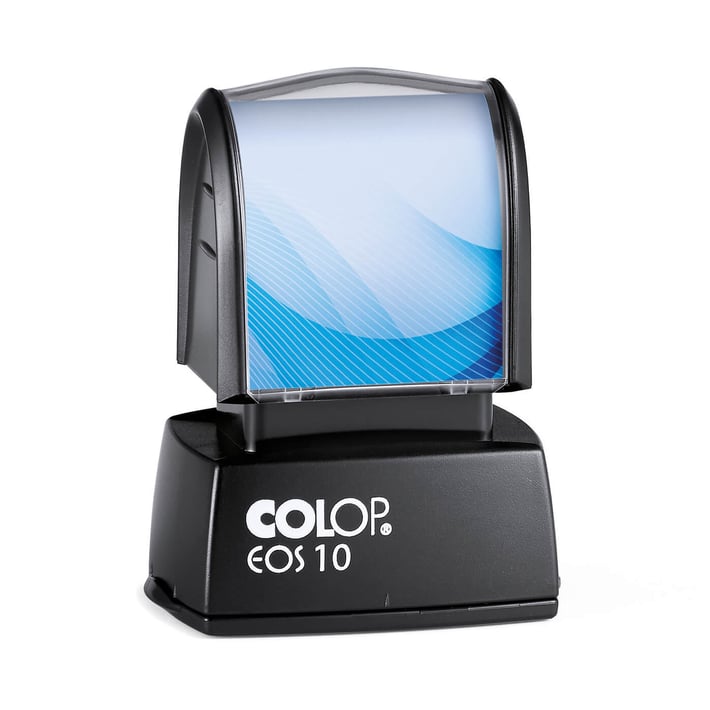 Colop Печат EOS 10, правоъгълен, 27 x 12 mm, син