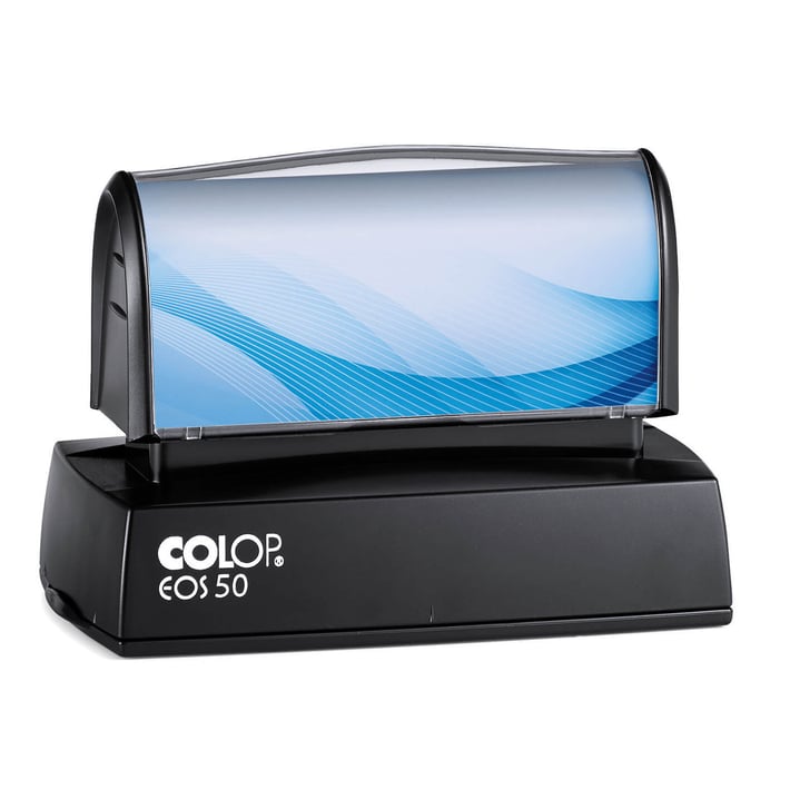 Colop Печат EOS 50, правоъгълен, 70 x 30 mm, син