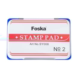 Foska Тампон за печат, № 2, 84 х 122 mm, син
