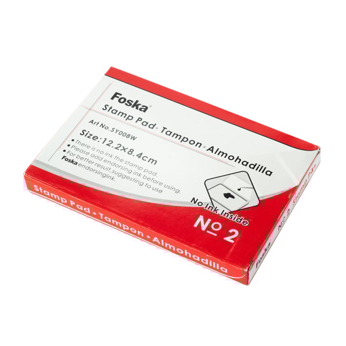 Foska Тампон за печат, ненамастилен сух, № 2, 84 х 122 mm