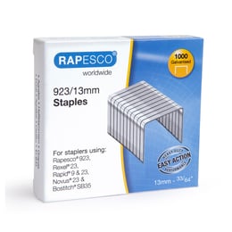 Rapesco Телчета за телбод, размер 23/13 mm, 1000 броя