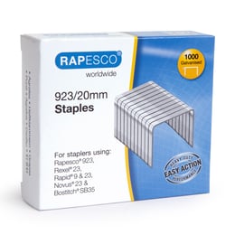 Rapesco Телчета за телбод, размер 23/20 mm, 1000 броя