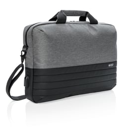 Swiss Peak Чанта за лаптоп, с RFID защита, 15'', сива/черна