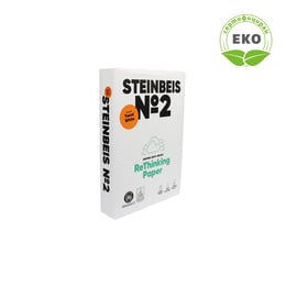 Steinbeis Копирна хартия N2, ISO 85, 100% рециклирана, A4, 80 g/m2, 500 листа, 5 пакета