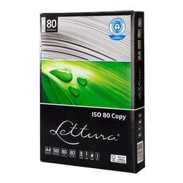 Lettura Копирна хартия 80, 100% рециклирана, A4, 80 g/m2, 500 листа