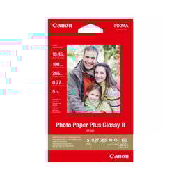 Canon Фото хартия Plus Glossy PP-201, 265 g/m2, 10 х 15 cm, 100 листа