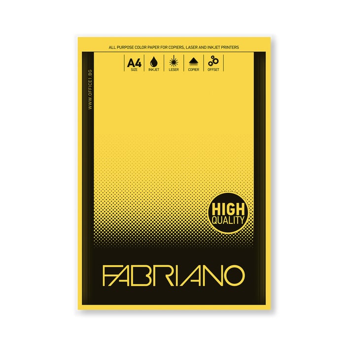 Fabriano Копирна хартия Copy Tinta, A4, 80 g/m2, жълта, 50 листа