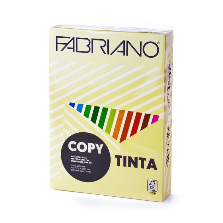 Fabriano Копирна хартия Copy Tinta, A4, 80 g/m2, банан, 500 листа