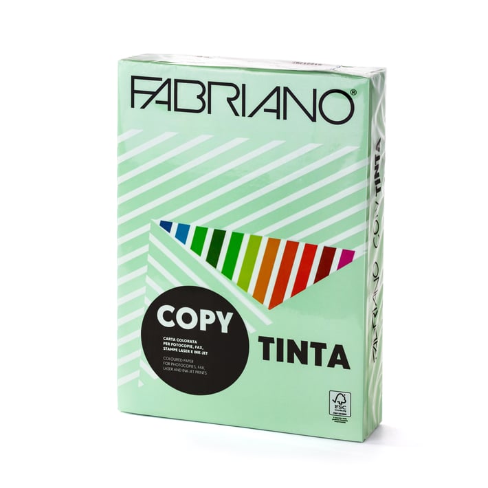 Fabriano Копирна хартия Copy Tinta, A4, 80 g/m2, светлозелена, 500 листа