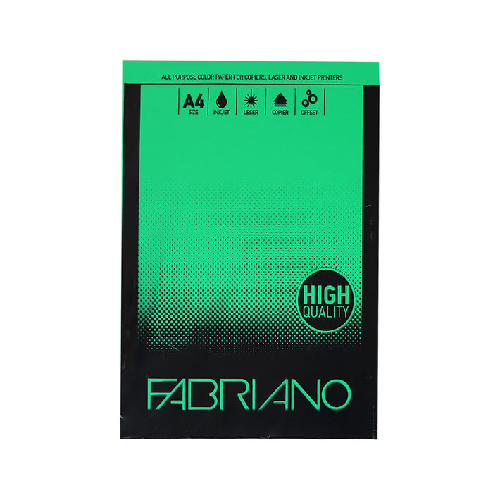 Fabriano Копирен картон, A4, 160 g/m2, зелен, 50 листа
