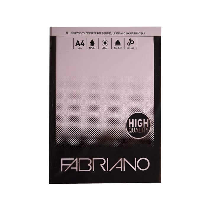 Fabriano Копирен картон, A4, 160 g/m2, светлорозов, 50 листа