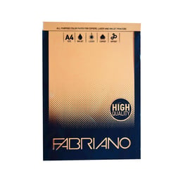 Fabriano Копирен картон, A4, 160 g/m2, кайсия, 50 листа