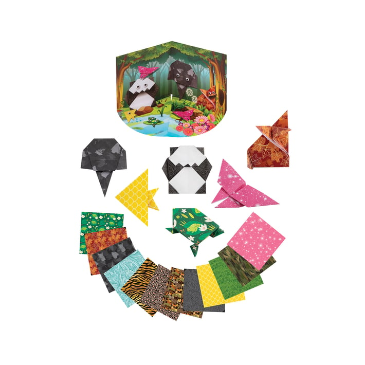 Grafix Комплект направи си сам Оригами, 12 животни