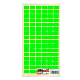 Top Office Самозалепващи се етикети за цени, 12 x 18 mm, зелени, 960 броя