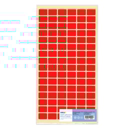 Office 1 Самозалепващи се етикети за цени, 12 x 18 mm, червени, 960 броя
