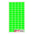 Top Office Самозалепващи етикети за цени, 12 x 22 mm, зелени, 800 броя