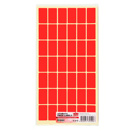 Top Office Самозалепващи етикети за цени, 17 x 30 mm, червени, 420 броя