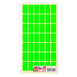Top Office Самозалепващи етикети за цени, 17 x 30 mm, зелени, 420 броя