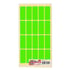 Top Office Самозалепващи етикети за цени, 21 x 51 mm, зелени, 200 броя