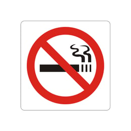 Office 1 Самозалепващ етикет, пиктограма „Пушенето забранено“