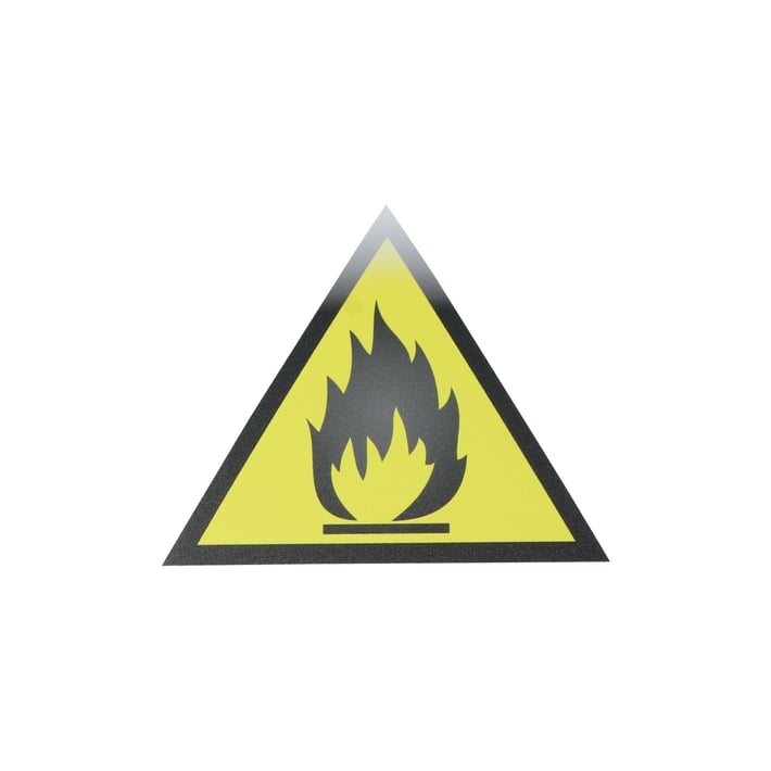 Office 1 Етикет-пиктограма ''Лесно запалимо вещество'', 111 х 111 mm