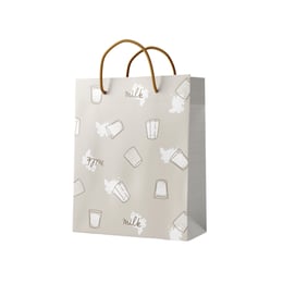 Gipta Подаръчна торбичка Xxsmall Milk, с конопени дръжки, 108 х 60 х 175 mm