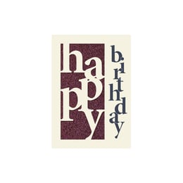 Gespaensterwald Картичка Paper Deluxe Happy Birthday