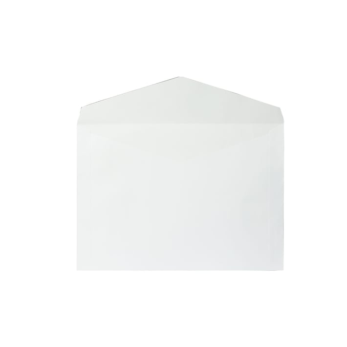 Office 1 Пощенски плик, C4, 229 x 324 mm, хартиен, с триъгълен капак, бял, 50 броя