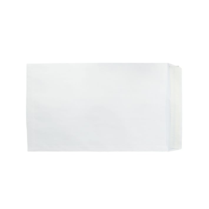 Top Office Пощенски плик, B4, 250 x 353 mm, хартиен, със самозалепваща лента, бял, 250 броя