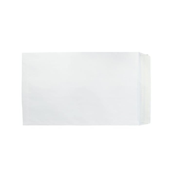 Top Office Плик, B4, 250 x 353 mm, хартиен, със самозалепваща лента, бял, 250 броя