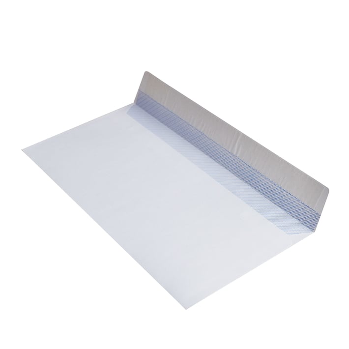Top Office Плик, DL, 110 x 220 mm, хартиен, със самозалепваща лента, бял, 1000 броя