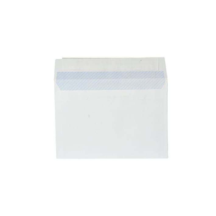 Office 1 Плик, C6, 114 x 162 mm, хартиен, със самозалепваща лента, бял, 25 броя
