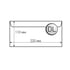 Office 1 Пощенски плик, DL, 110 x 220 mm, хартиен, със самозалепваща лента, бял, 25 броя