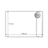 Office 1 Плик, B5, 175 x 250 mm, хартиен, със самозалепваща лента, бял, 50 броя