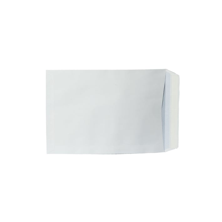 Office 1 Пощенски плик, B5, 175 x 250 mm, хартиен, със самозалепваща лента, бял, 50 броя
